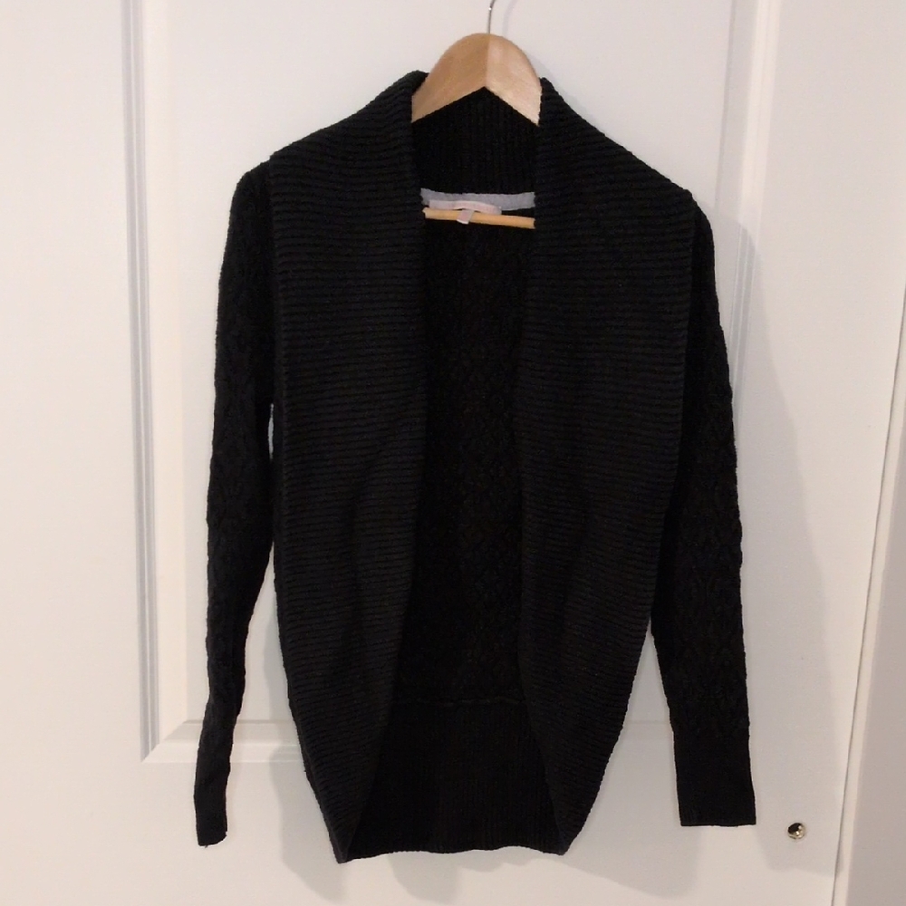 Victoria's Secret Black Open Cardigan